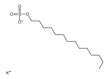 potassium tetradecyl sulphate结构式