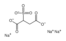 trisodium,2-sulfonatobutanedioate Structure