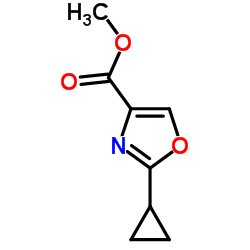 Methyl 2-Cyclopropyloxazole-4-Carboxylate structure