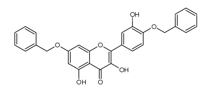 4',7-di-O-benzyl quercetin Structure