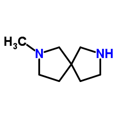 2-Methyl-2,7-diazaspiro[4.4]nonane Structure