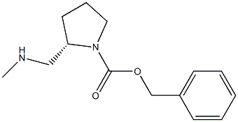 (S)-N-CBZ- 2-((methylamino)methyl)pyrrolidine Structure