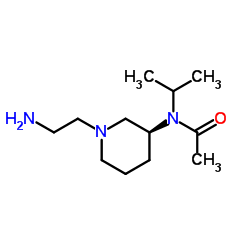 N-[(3S)-1-(2-Aminoethyl)-3-piperidinyl]-N-isopropylacetamide结构式