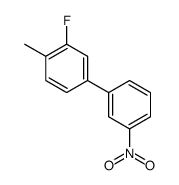 2-fluoro-1-methyl-4-(3-nitrophenyl)benzene structure