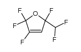 3H,2-Difluoromethyltetrafluoro-3,4-oxolen结构式