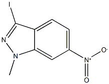 3-iodo-1-methyl-6-nitro-indazole结构式