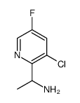 1-(3-chloro-5-fluoropyridin-2-yl)ethanamine Structure