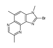 2-bromo-3,5,8-trimethylimidazo[4,5-f]quinoxaline Structure