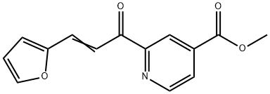 2-(3-Furan-2-yl-acryloyl)-isonicotinic acid methyl ester结构式