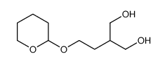 2-[2-(oxan-2-yloxy)ethyl]propane-1,3-diol结构式