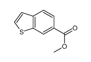 Methyl 1-benzothiophene-6-carboxylate结构式