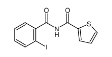 N-(2-iodobenzoyl)thiophene-2-carboxamide结构式