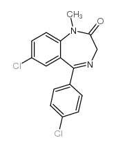 4'-Chlorodiazepam structure