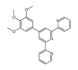 2,6-dipyridin-2-yl-4-(3,4,5-trimethoxyphenyl)pyridine Structure