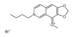 6-butyl-4-methoxy-[1,3]dioxolo[4,5-g]isoquinolin-6-ium,bromide Structure