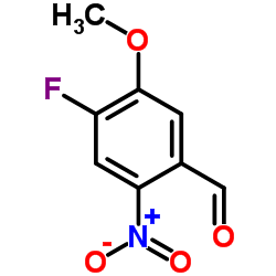 4-Fluoro-5-methoxy-2-nitrobenzaldehyde Structure