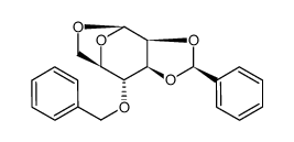 1,6-anhydro-4-O-benzyl-2,3-O-endo-benzylidene-β-D-mannopyranose结构式