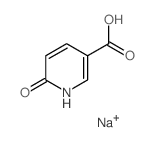 2-羟基吡啶-5-羧酸结构式