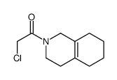 Isoquinoline, 2-(chloroacetyl)-1,2,3,4,5,6,7,8-octahydro- (9CI) structure