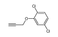 1,4-dichloro-2-(2-propynyloxy)benzene结构式