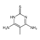 2(1H)-Pyrimidinethione,4,6-diamino-5-methyl-结构式