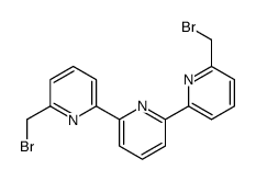 2,6-bis[6-(bromomethyl)pyridin-2-yl]pyridine Structure