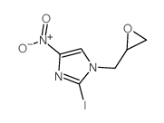 1H-Imidazole,2-iodo-4-nitro-1-(2-oxiranylmethyl)-结构式