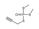 3-bis(methylsulfanyl)phosphorylsulfanylprop-1-yne结构式