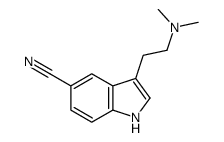 3-[2-(Dimethylamino)ethyl]-1H-indole-5-carbonitrile结构式