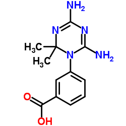 3-(4,6-DIAMINO-2,2-DIMETHYL-2H-[1,3,5]TRIAZIN-1-YL)-BENZOIC ACID picture