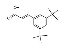 3,5-DI-TERT-BUTYLPHENYLACRYLATE结构式