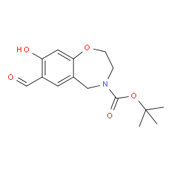 N-Boc-8-羟基-2,3,4,5-四氢苯并[f][1,4]氧氮杂卓-7-甲醛结构式