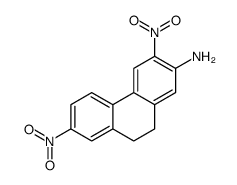 9,10-Dihydro-3,7-dinitro-2-phenanthrenamine结构式