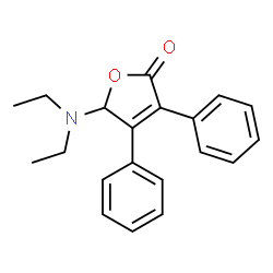 2(5H)-Furanone,5-(diethylamino)-3,4-diphenyl-结构式