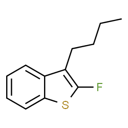 3-BUTYL-2-FLUOROBENZO[B]THIOPHENE结构式