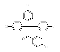1,2,2,2-tetrakis(4-chlorophenyl)ethanone结构式