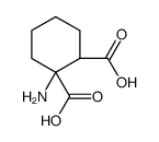 1,2-Cyclohexanedicarboxylicacid,1-amino-,(1R,2R)-rel-(9CI) Structure