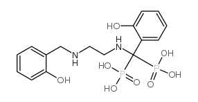 [ethane-1,2-diylbis[imino[(2-hydroxyphenyl)methylene]]]bisphosphonic acid结构式