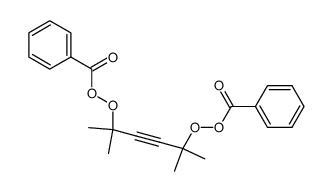 2,5-bis(benzoyldioxy)-2,5-dimethyl-3-hexyne Structure