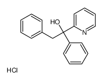 1,2-diphenyl-1-pyridin-2-ylethanol,hydrochloride结构式
