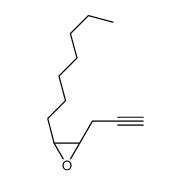 (2S,3R)-2-heptyl-3-prop-2-ynyloxirane结构式