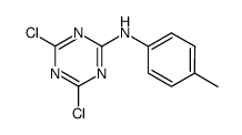 (4,6-dichloro-[1,3,5]triazin-2-yl)-p-tolyl-amine Structure