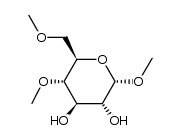 Methyl 4-O,6-O-dimethyl-α-D-glucopyranoside structure