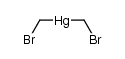 bis(bromomethyl)mercury Structure