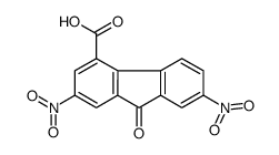 2,7-dinitro-9-oxofluorene-4-carboxylic acid Structure