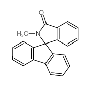 2'-methylspiro[fluorene-9,3'-isoindole]-1'-one结构式