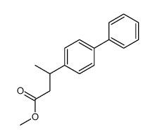 methyl 3-(4-phenylphenyl)butanoate Structure
