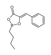 5-Benzylidene-2-butyl-1,3-dioxa-2-boracyclopentan-4-one结构式