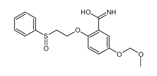 2-[2-(benzenesulfinyl)ethoxy]-5-(methoxymethoxy)benzamide Structure