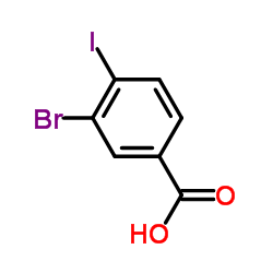 3-Bromo-4-iodobenzoic acid methyl ester structure